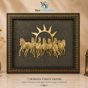 7 Horses on Pyrite Frame