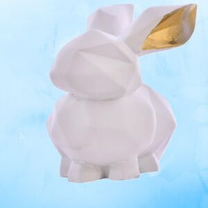 Elegant Rabbit Statue | Home Decor | Stylish Figurine Showpiece | Living Room Accent & Gift