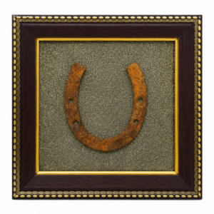 Ghode Ki Naal on Raw Pyrite Frame