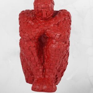Hand Crafted Thinking Men in Sitting Position | Home Decor | Gifting | Living Room Decorative Showpiece