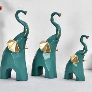 Handcrafted Multicolor Elephant Showpiece | Elegant Home & Office Decor for Living Room | Hotel & Gift Ideas