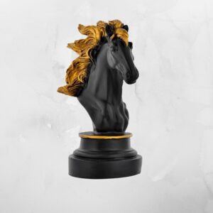 Horse Face Antique Finish Sculpture Art Decor | Home Decor Showpiece Figurine