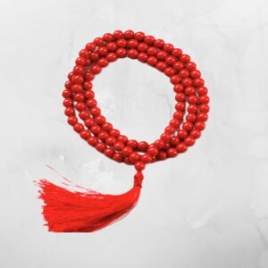 Red Coral Beads Mala