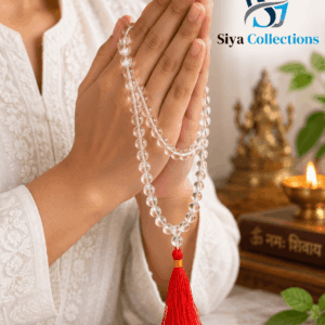 Clear Quartz (Sphatik) Mala