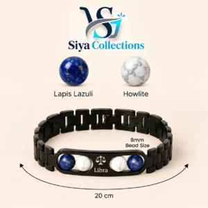 Libra (तुला राशि) Zodiac Metal Bracelet