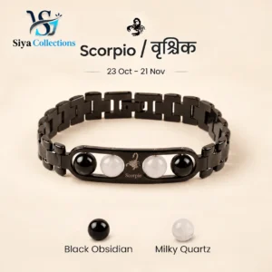 Scorpio (वृश्चिक राशि) Zodiac Metal Bracelet