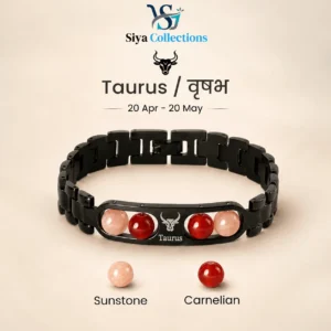 Taurus (वृषभ राशि) Zodiac Metal Bracelet